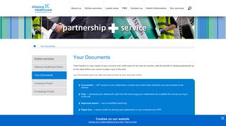 Your Documents | Online services - Alliance Healthcare