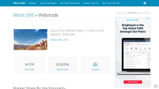 Webnode - What CMS?