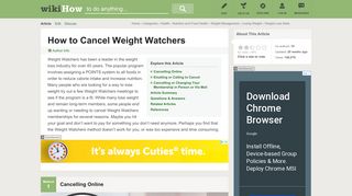 3 Ways to Cancel Weight Watchers - wikiHow