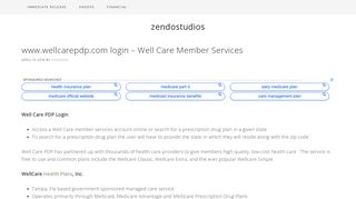 www.wellcarepdp.com login - Well Care Member Services ...