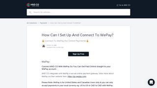 How Can I Set Up And Connect To WePay? | Chief Operator Help HQ