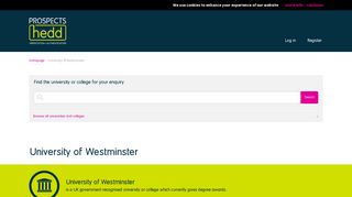 University of Westminster | Higher Education Degree Datacheck