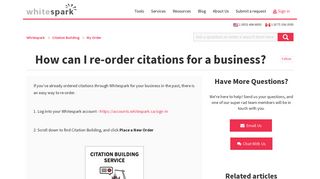 How can I re-order citations for a business? – Whitespark