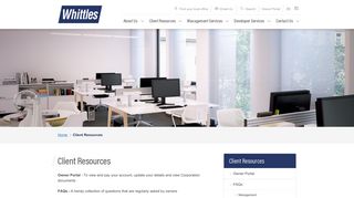 Client Resources - Whittles