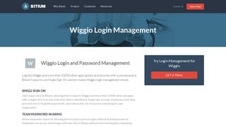 Wiggio Login Management - Team Password Manager - Bitium
