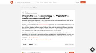 What are the best replacement app for Wiggio for free mobile group ...