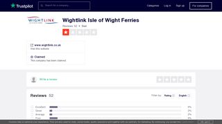 Wightlink Isle of Wight Ferries Reviews | Read Customer Service ...
