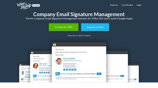 Company Email Signature Management for G Suite and ... - WiseStamp