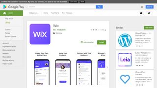 Wix - Apps on Google Play