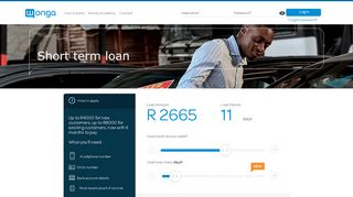 Short Term Loans Application from Wonga. Get up to R4000 Online.
