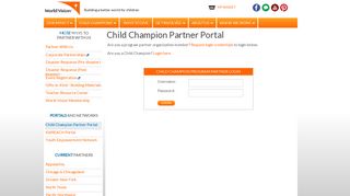 Child Champion Partner Portal | World Vision U.S. Programs