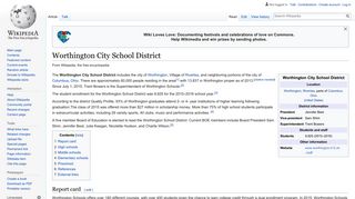 Worthington City School District - Wikipedia