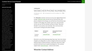 Wowcher Customer Service Contact Number: 0843 837 5402