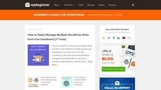 WPBeginner - Beginner's Guide for WordPress