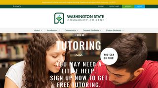 Washington State Community College: Homepage