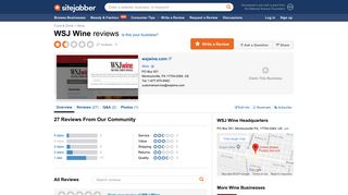 WSJ Wine Reviews - 25 Reviews of Wsjwine.com | Sitejabber