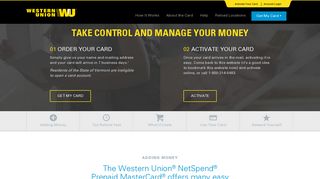 How It Works | Western Union NetSpend Prepaid MasterCard