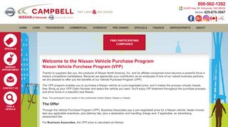 Vehicle Purchase Program | Campbell Nissan
