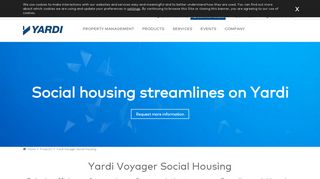 Social Housing Software | Voyager Social Housing | Yardi