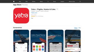 Yatra - Flights, Hotels & Cabs on the App Store - iTunes - Apple