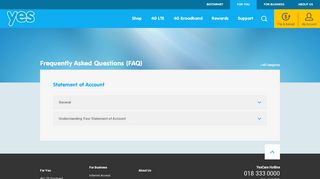 Statement of Accounts - Yes | Always 4G LTE