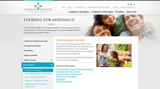 Food Assistance - Human Services Department
