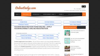 YouWin Registration Form Online | Apply YouWinConnect.org.ng ...