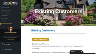 Existing Customers | Land Home Financial Services
