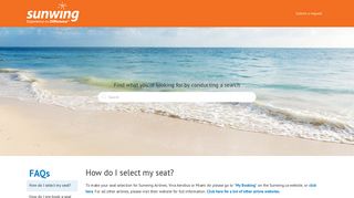How do I select my seat? – Sunwing Vacations