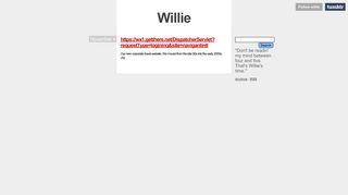 Willie — https://wx1.getthere.net/DispatcherServlet?requestT...