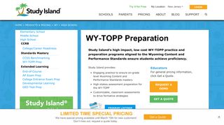 WY-TOPP Preparation | Study Island
