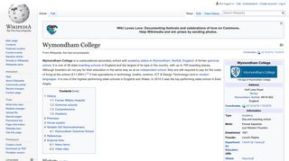 Wymondham College - Wikipedia
