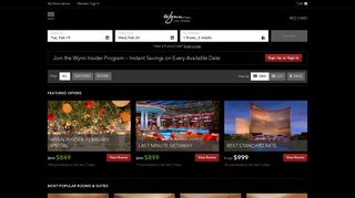 View or Change a Reservation - Wynn Las Vegas and Encore Hotel