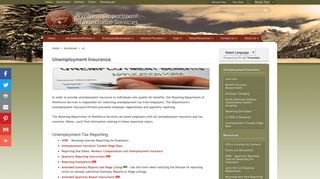 Unemployment Insurance - Wyoming Department of Workforce Services