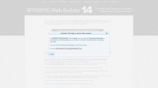 WYSIWYG Web Builder Login