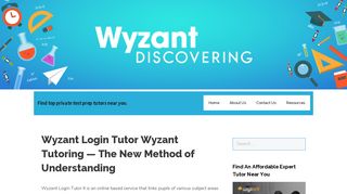 Wyzant Login Tutor Wyzant Tutoring — The New Method of ...