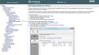 Open Dental Software - XCharge Setup for Clinics