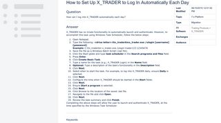How to Set Up X_TRADER to Log In Automatically Each Day ...