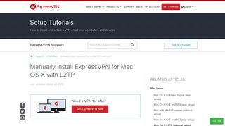 How to Set Up VPN on Mac OS X with L2TP | ExpressVPN