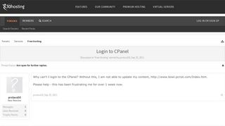 Login to CPanel | x10Hosting: Free Hosting Community