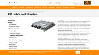 X90 mobile control system | B&R Industrial Automation