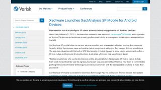 Xactware Launches XactAnalysis SP Mobile for Android Devices ...
