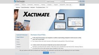 Xactware Cloud FAQ | Xactimate 28