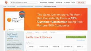 Xactly Incent Reviews 2018 | G2 Crowd