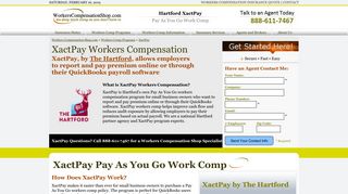 The Hartford Xactpay - Workers Compensation Shop.com