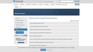 eService Center FAQ | Support - Xactware