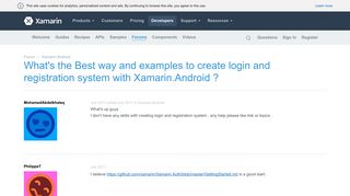 What's the Best way and examples to create login and registration ...