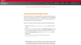 Implementing the login screen - Xamarin Cross-platform Application ...