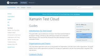 Xamarin Test Cloud - Xamarin