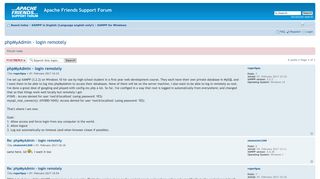 Apache Friends Support Forum • View topic - phpMyAdmin - login ...